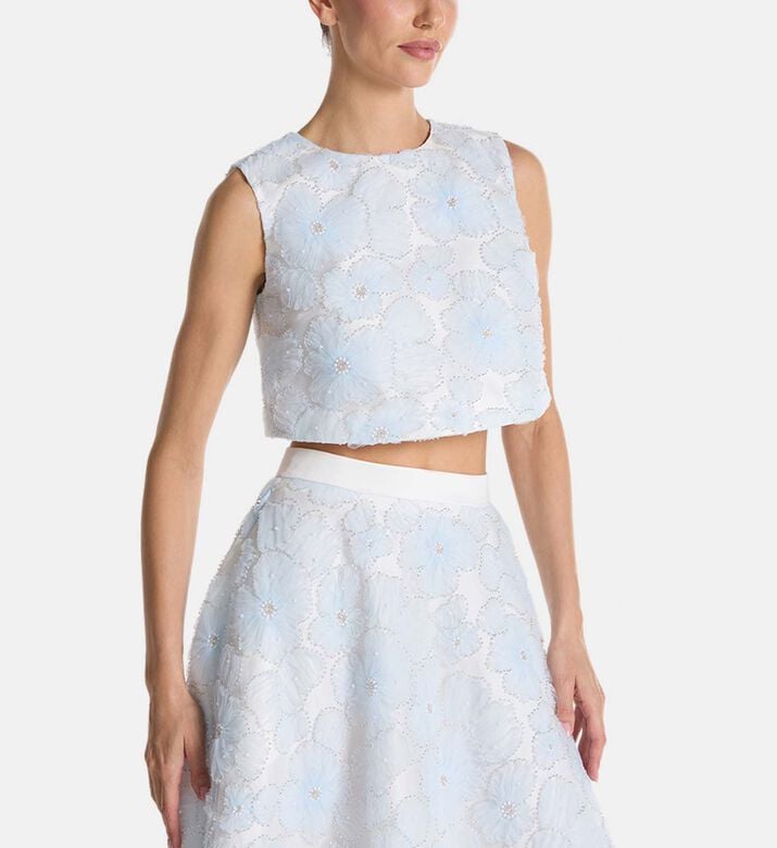 Savanna Top, Blue, Xl, Model View