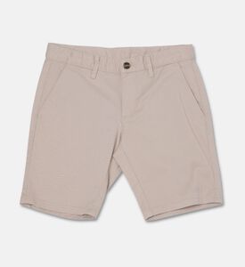 Embroidered Logo Chino Shorts
