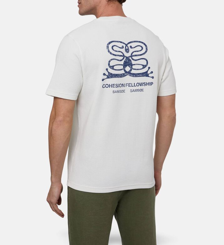 Samsoe Safellow Printed T-shirt, Model View