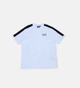 Cotton Logo Stripes T-shirt