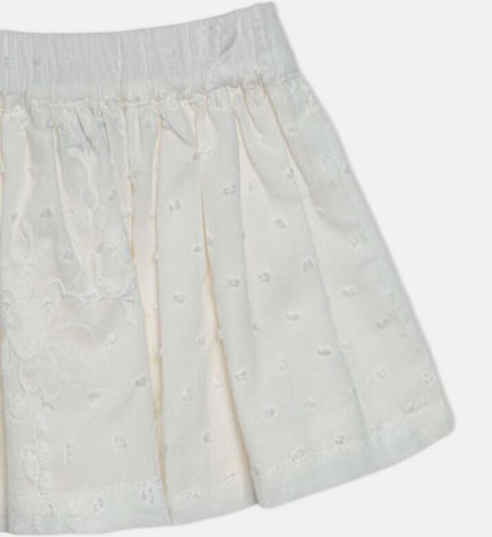 تنورة فيلو مطرزة للبنات