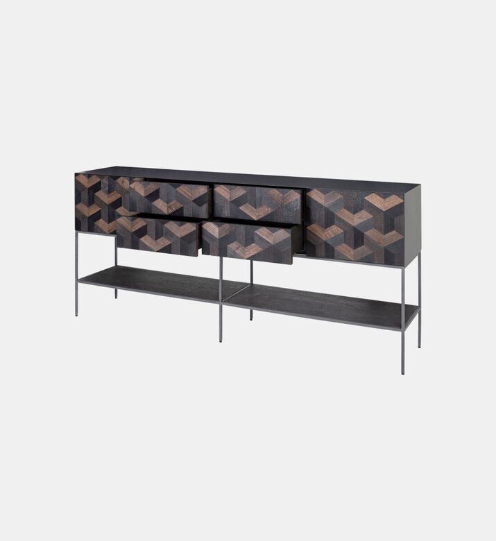 Versmissen Illusion Oak Veneer Buffet Table, Packshot View