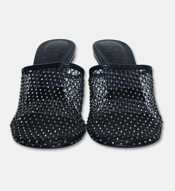 Schutz Crystal Mesh Mule Sandal, Packshot View