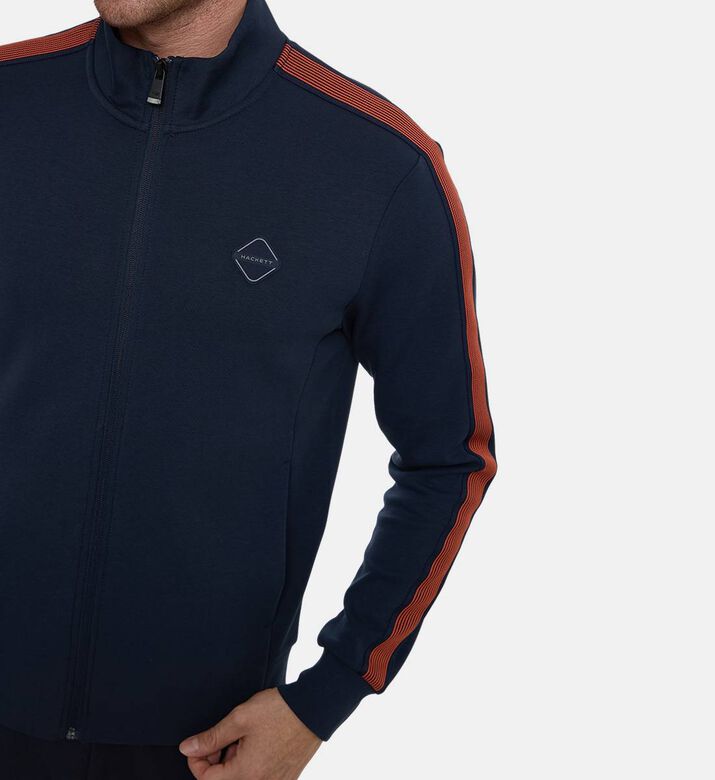 Hackett London Stripe-print Long-sleeve Sweater, Model View