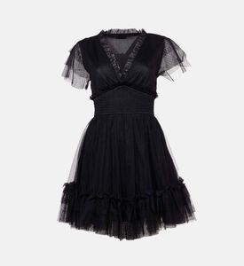 The Kooples Multi-layered A-line Mini Dress, Packshot View