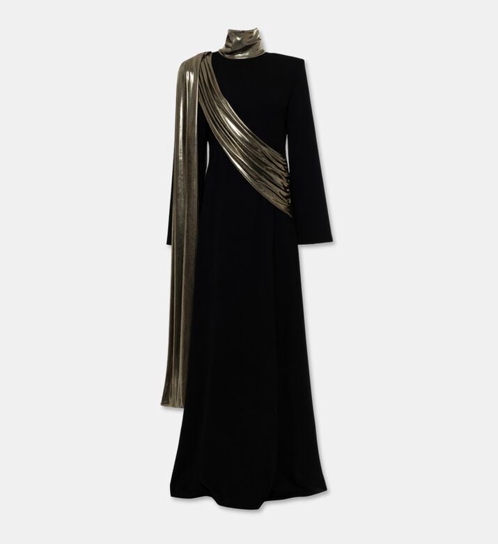 I Am The Company Leila Gold Sash-detail Abaya, Packshot View