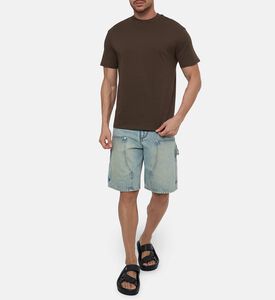 Galeries Lafayette Ts Mc Loose C, Dark-khaki, Xl, Model View