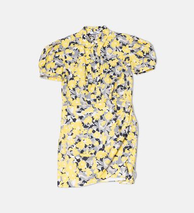 Floral Print Poplin Dress