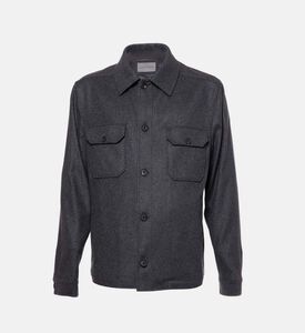 قميص فضفاض بصف أزرار