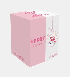 مصباح سيراميكي بشكل قلب