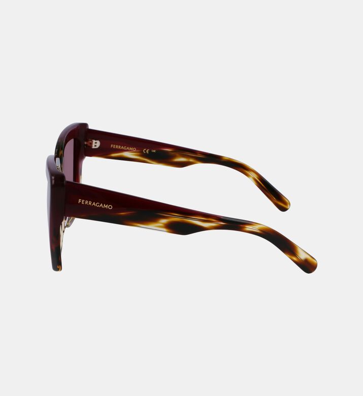 Rectangle Full-rim Sunglasses 55
