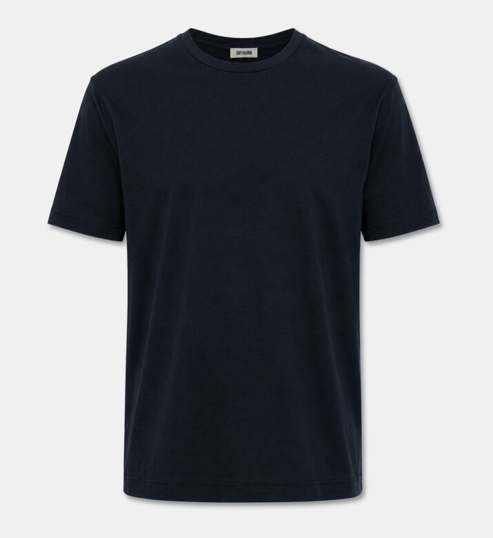 Drykorn Gilberd Mercerized Cotton T-shirt, Blue, Xxl, Packshot View