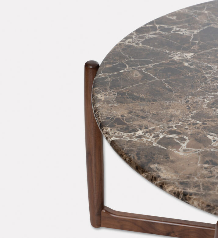 Home Deco and More Nashville Round Top Coffee Table, Packshot View