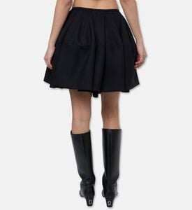 Viktor and Rolf Pleated Flared Mini Skirt, Model View