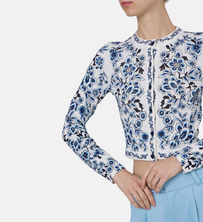 Carson Floral-print Cardigan