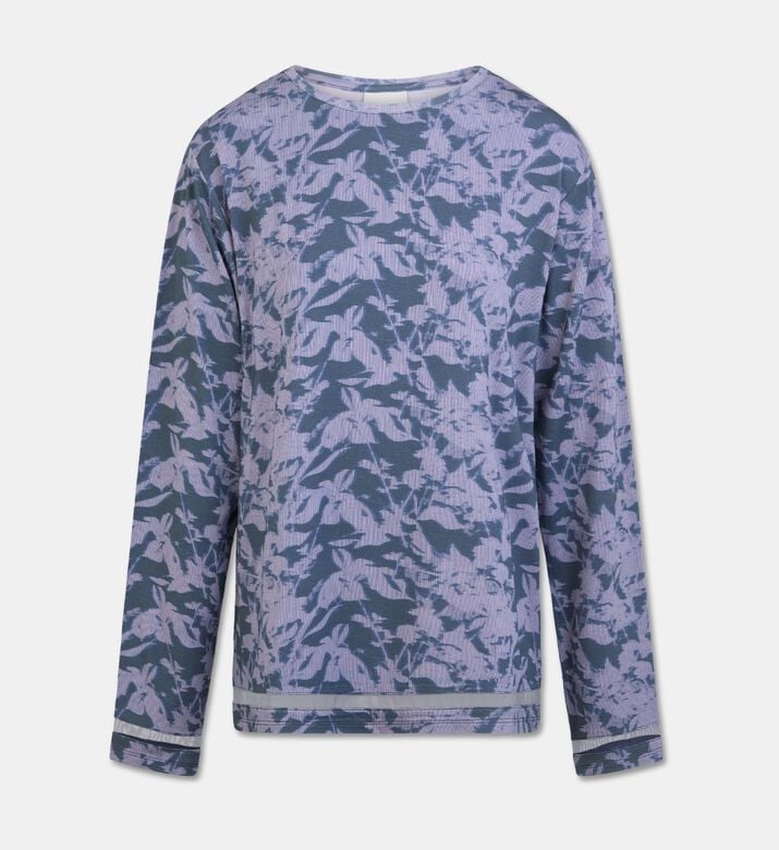 Chantelle Long-sleeve Lounge T-shirt, Purple, M, Packshot View