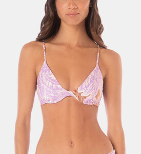 Reversible-print Bikini Top