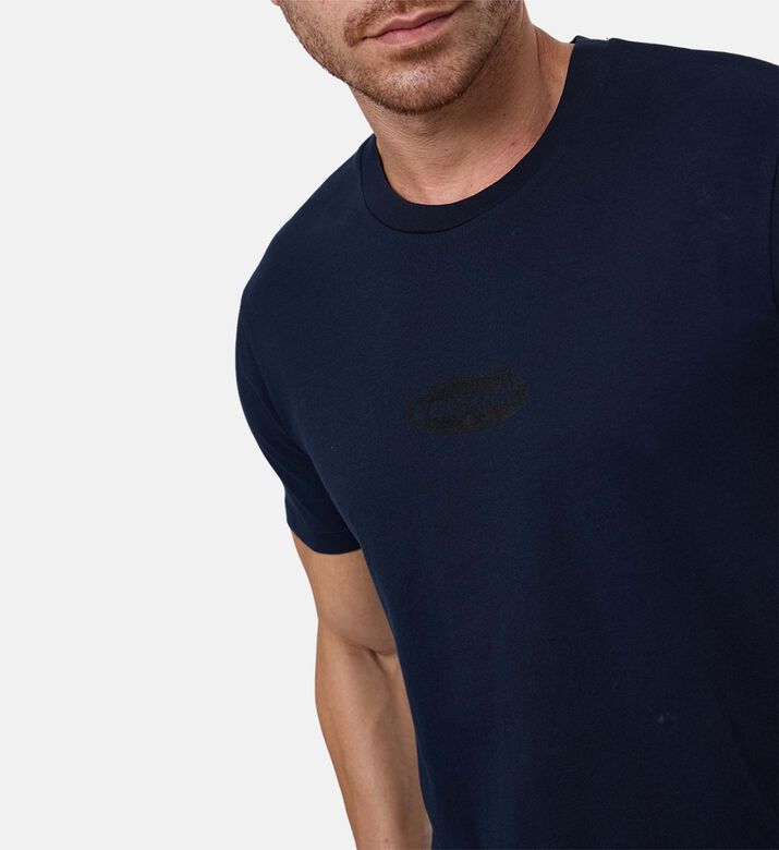 Zadig et Voltaire Logo-print Short-sleeve T-shirt, Dark-navy, Xl, Model View