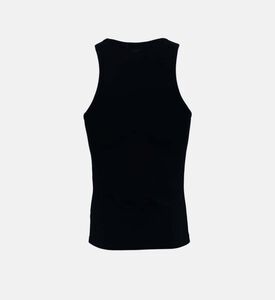 Cotton Logo Print Tank Top