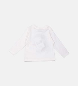 تي شيرت قطن بطبعة قلوب