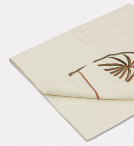 Home Deco and More Leaf Embroidered Table Runner, Packshot View