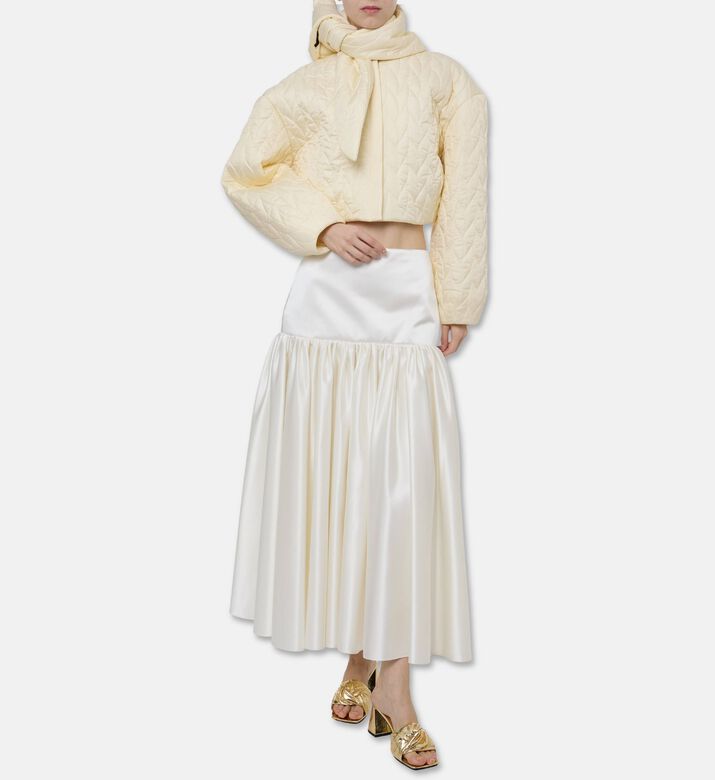 Anouki Quilted Cropped Jacket, Model View