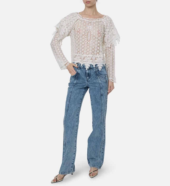 Isabel Marant Top Hyliana, Model View