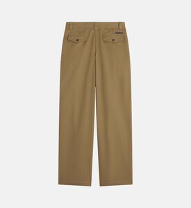 Pleated Design Regular-fit Pants