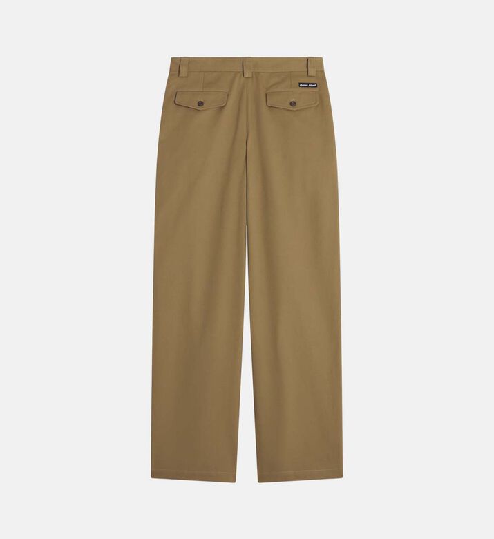 Pleated Design Regular-fit Pants