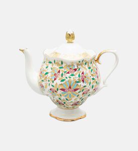 Katerina Pink Flowers Teapot