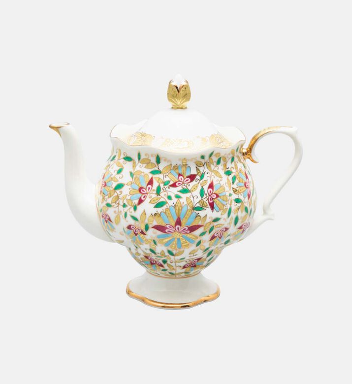 Katerina Pink Flowers Teapot