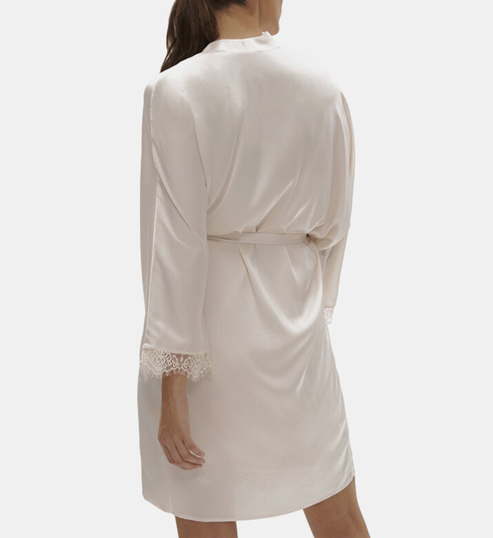 Satin Secret Kimono-style Robe