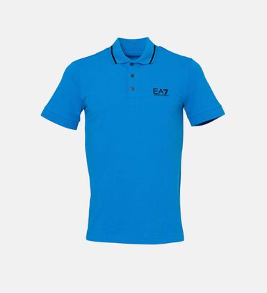 Collar-trimmed Cotton Polo Shirt