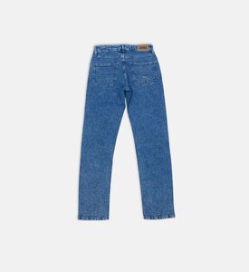 Embroidered Logo Jeans