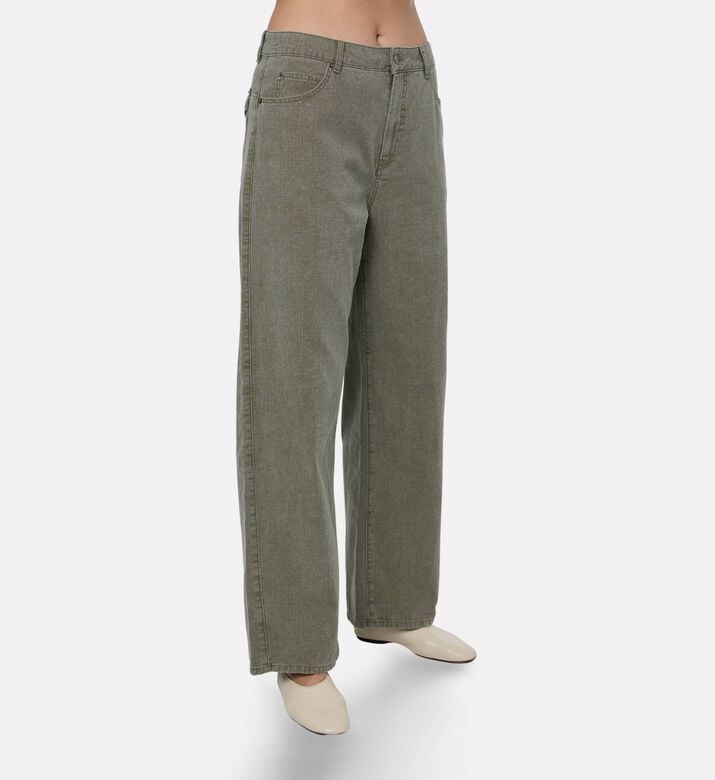 Soeur Minimalist Wide-leg Jeans, Model View