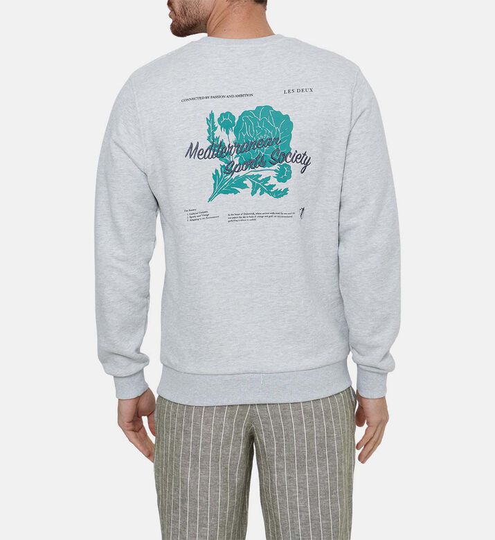 سويت شيرت قطن بأكمام طويلة