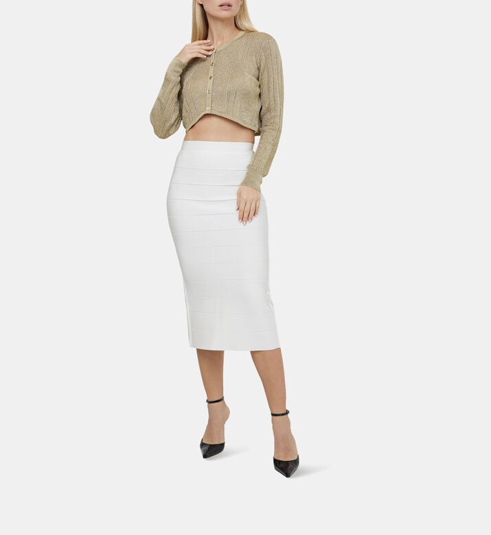 Metallic Cropped Cardigan Metallic Cropped Cardigan