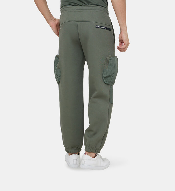 بنطال كارجو قطني رياضي بمزيج من القطن الرياضي