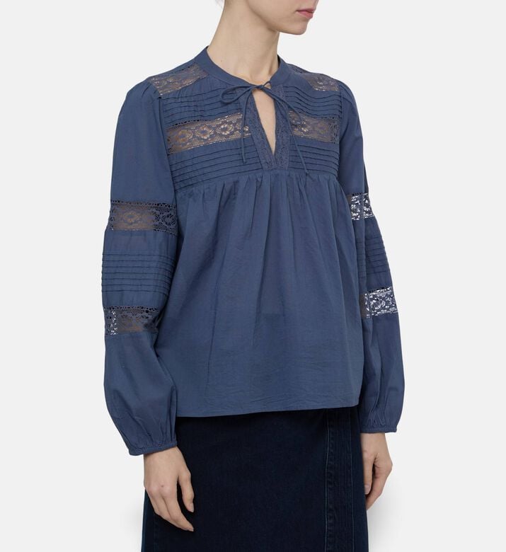 Ba and Sh Top Nami, Blue, S, Model View