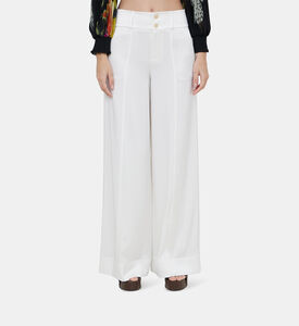 بنطال مامي بساق عريضة عالية الارتفاع