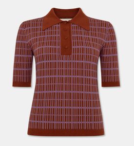 Plan C Cotton Knit Polo Shirt, Packshot View