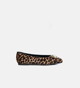 Leopard-print Classic Ballerinas