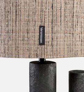 غطاء مصباح زجاجي بخشب شاد