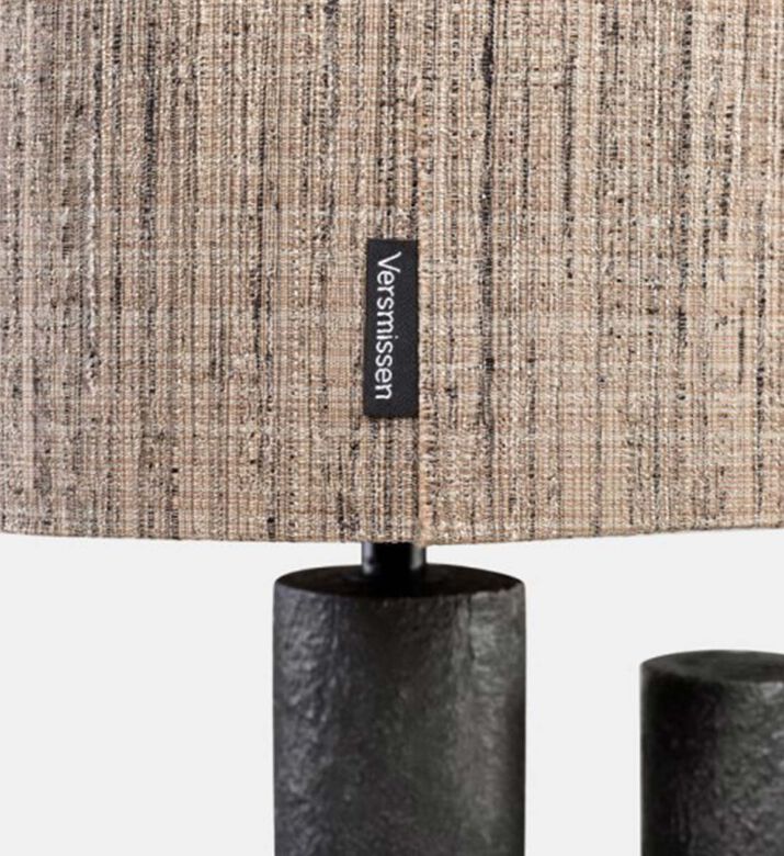 غطاء مصباح زجاجي بخشب شاد