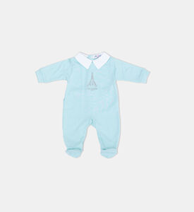 رومبر بأكمام طويلة مطرز بشعار