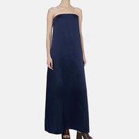 Satin Sleeveless Maxi Dress
