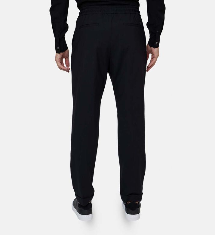 Elasticated Waist Tapered Pants