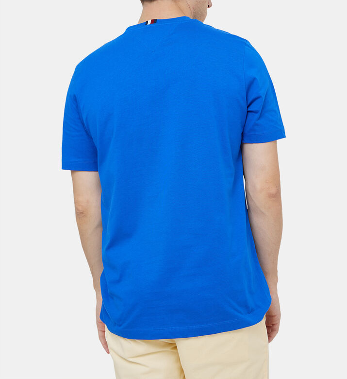 تي شيرت جيرسيه من القطن الخالص بشعار الماركة