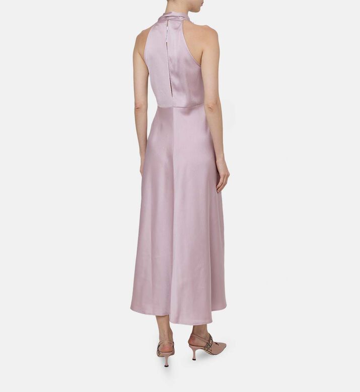 Halter-neck Midi Dress