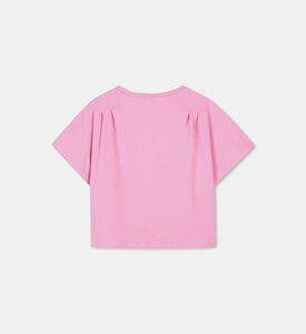 تيشيرت بأكمام قصيرة منتفخة